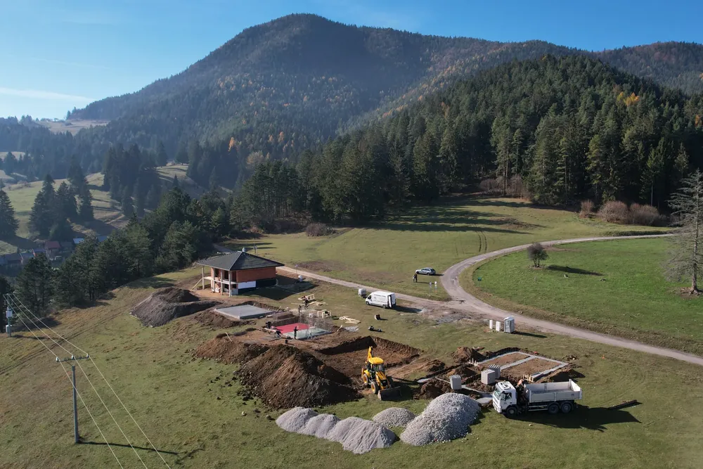 Výstavba štyroch rodinných domov na Gejdáku nad Ružomberkom