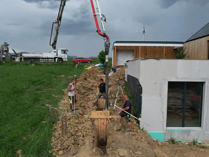 Železobetónový oporný múr v Liptovských Sliačoch – fotka 1